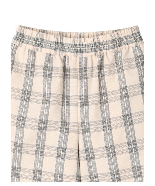 Green　Parks（グリーンパークス）の「先染めサマーパンツ（パンツ・グリーン/チェック・F）」の4枚目の写真