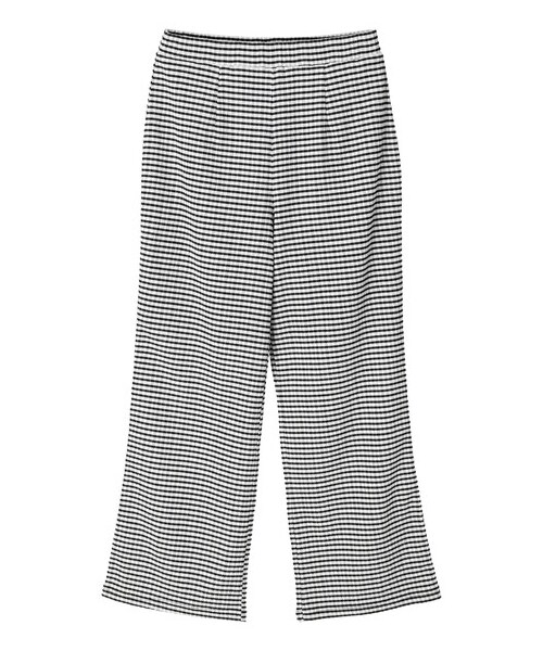 Green　Parks（グリーンパークス）の「・ELENCARE DUE ギンガムチェックパンツ（パンツ・ブラック/グリーン/ブルー・F）」の11枚目の写真