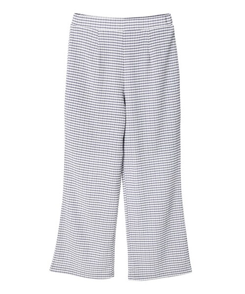 Green　Parks（グリーンパークス）の「・ELENCARE DUE ギンガムチェックパンツ（パンツ・ブラック/グリーン/ブルー・F）」の16枚目の写真