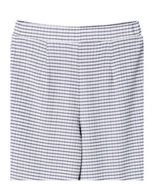 Green　Parks（グリーンパークス）の「・ELENCARE DUE ギンガムチェックパンツ（パンツ・ブラック/グリーン/ブルー・F）」の4枚目の写真