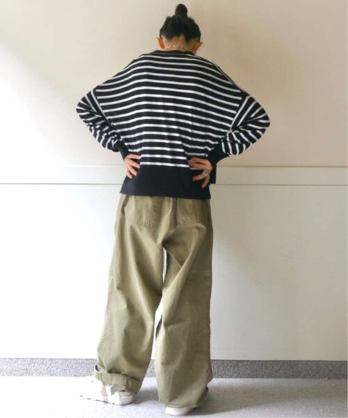 SUVINガスコットンテンジク Vネックカーディガン◆ブラウン◆ JOURNAL STANDARD LUXE（ジャーナルスタンダード ラックス）の