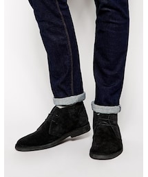 asos | ASOS Desert Boots in Suede - Black(ブーツ)