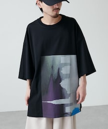 Lui's | プレミアムスビンプリント ”NY NY” BIG T(Tシャツ/カットソー)