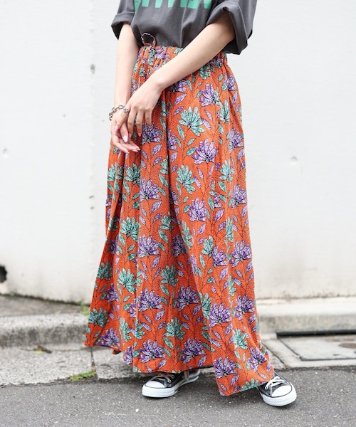 しゃちょー アフリカンバティック 8mars zakuchiku パンツ CIAOPANIC TYPY】【KIDS】アフリカンバティック柄ショーツ