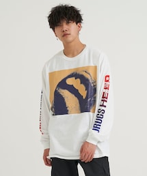 FLAGSTUFF（フラグスタフ）の「DRUG HELP L/S TEE（Tシャツ/カットソー）」