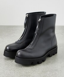 PADRONE（パドローネ）の「CENTER ZIP BOOTS with Chunky Sole（その他シューズ）」