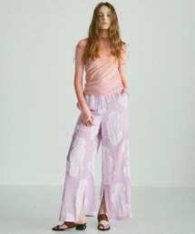 lautashi パンツ Lautashi（ラウタシー）の「【ポイント10%還元中】レーヨン
