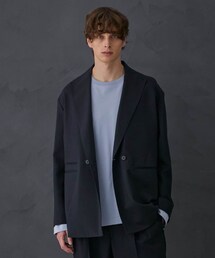 PUBLIC TOKYO | クールクロスダブルブレストジャケット(テーラードジャケット)