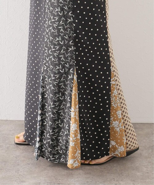 Bonum（ボナム）の「パッチワークマーメイドスカート（スカート・ブラック/(001)/フリー/在庫あり）」の12枚目の写真