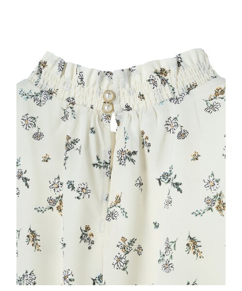 Green Parks(グリーンパークス)の「・ELENCARE DUE フラワーティアードワンピ(ワンピース/ドレス・アイボリー/ブラック/イエロー/ミント・F)」の16枚目の写真