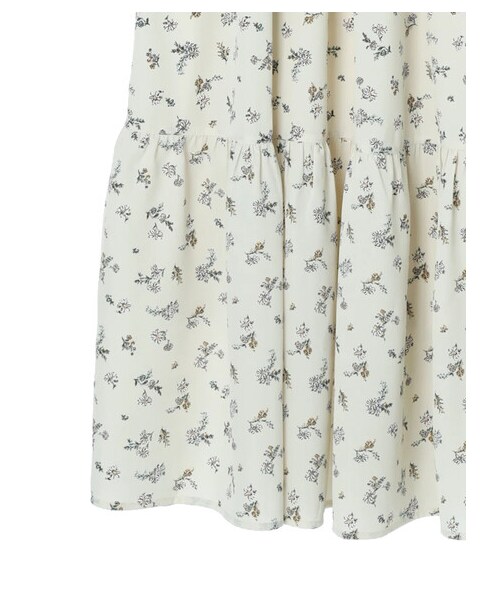 Green Parks(グリーンパークス)の「・ELENCARE DUE フラワーティアードワンピ(ワンピース/ドレス・アイボリー/ブラック/イエロー/ミント・F)」の14枚目の写真