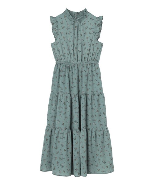 Green Parks(グリーンパークス)の「・ELENCARE DUE フラワーティアードワンピ(ワンピース/ドレス・アイボリー/ブラック/イエロー/ミント・F)」の21枚目の写真