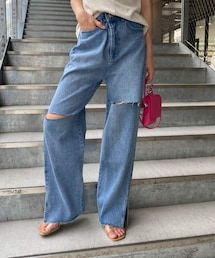 one after another NICE CLAUP | カッティングデニム(その他パンツ)