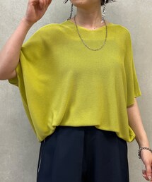 Chez toi | BACKコクーンフレンチスリーブプルオーバー(ニット/セーター)