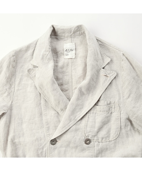 【45R 】リネンの908Pジャケット⭐︎ 45R（フォーティファイブアール）の「リネンの908Pジャケット