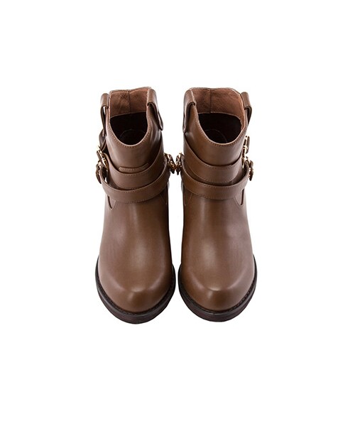 gracegift(グレースギフト)の「2ways雙釦環短靴(シューズ・レディース・棕/咖/黑・35/36/37/38/39/40/41)」の3枚目の写真