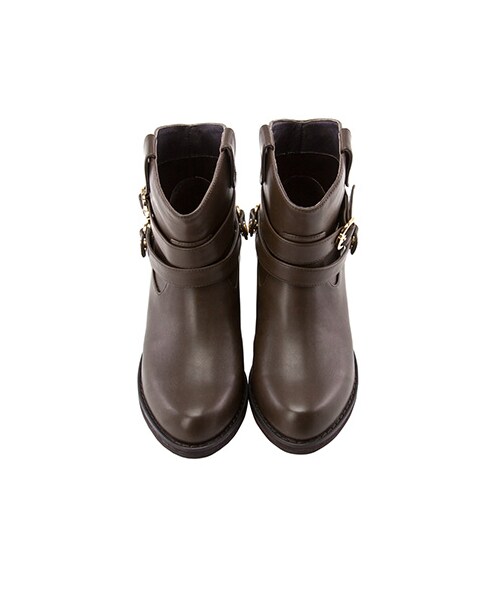 gracegift(グレースギフト)の「2ways雙釦環短靴(シューズ・レディース・棕/咖/黑・35/36/37/38/39/40/41)」の13枚目の写真