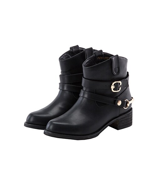 gracegift(グレースギフト)の「2ways雙釦環短靴(シューズ・レディース・棕/咖/黑・35/36/37/38/39/40/41)」の20枚目の写真