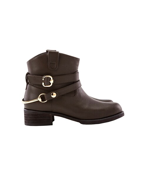 gracegift(グレースギフト)の「2ways雙釦環短靴(シューズ・レディース・棕/咖/黑・35/36/37/38/39/40/41)」の12枚目の写真