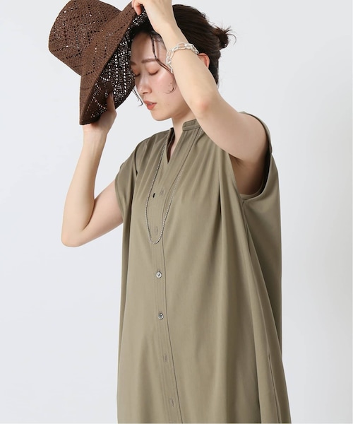 IENA（イエナ）の「《予約》フレンチスリーブシャツワンピース