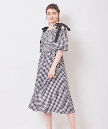 31 Sons de mode（トランテアン　ソン　ドゥ　モード）の「ギンガムプリントワンピース（ワンピース/ドレス・レディース）」