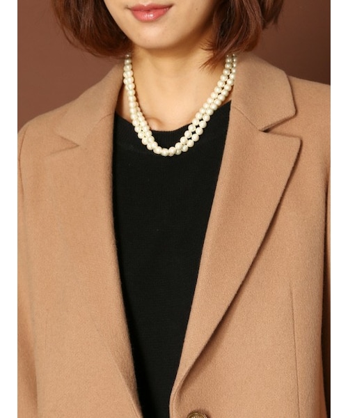 Rouge vif la cle(ルージュヴィフラクレ)の「チェスターコート2(ジャケット/アウター・レディース・キャメル/ネイビー・36/38)」の6枚目の写真