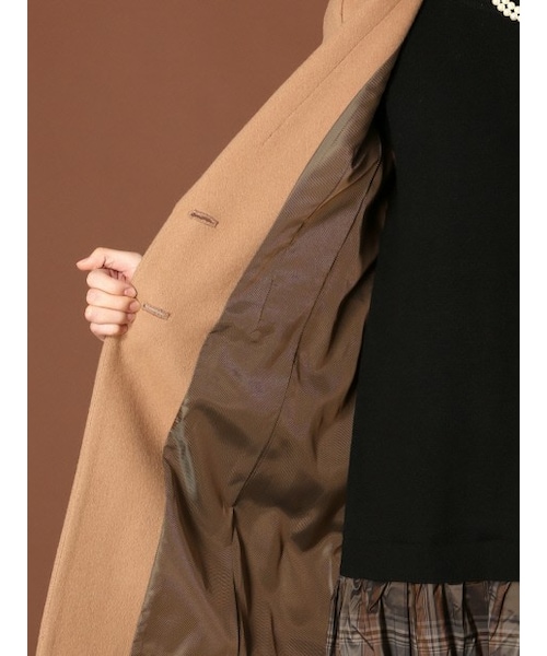Rouge vif la cle(ルージュヴィフラクレ)の「チェスターコート2(ジャケット/アウター・レディース・キャメル/ネイビー・36/38)」の11枚目の写真