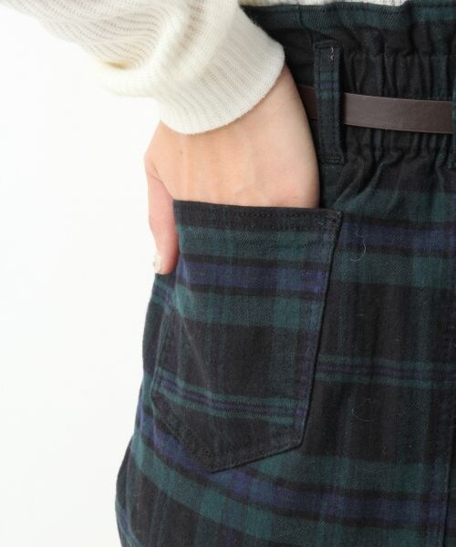 Heather（ヘザー）の「チェックコクーンスカート（スカート・レディース・レッド系/イエロー系/ブラックウォッチ・Ｓ/Ｍ）」の9枚目の写真