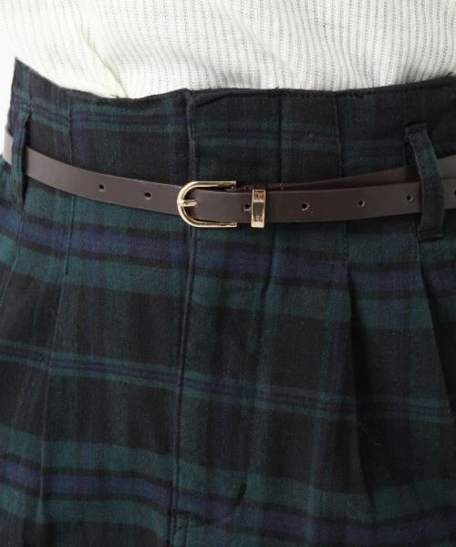 Heather（ヘザー）の「チェックコクーンスカート（スカート・レディース・レッド系/イエロー系/ブラックウォッチ・Ｓ/Ｍ）」の6枚目の写真