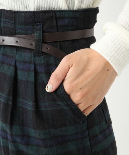 Heather（ヘザー）の「チェックコクーンスカート（スカート・レディース・レッド系/イエロー系/ブラックウォッチ・Ｓ/Ｍ）」の7枚目の写真