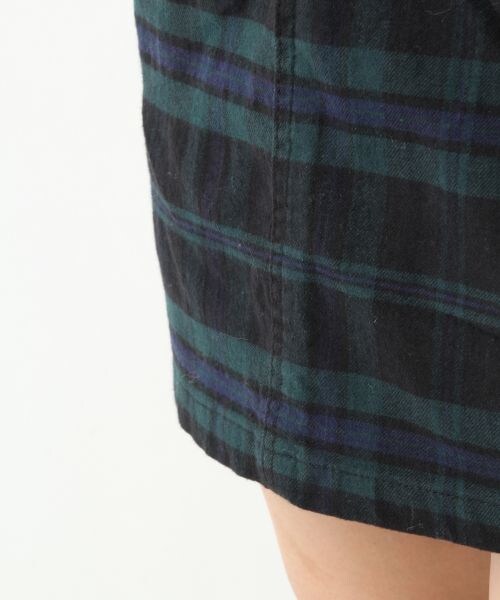 Heather（ヘザー）の「チェックコクーンスカート（スカート・レディース・レッド系/イエロー系/ブラックウォッチ・Ｓ/Ｍ）」の8枚目の写真