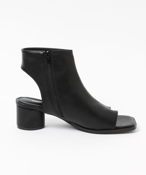 Andemiu（アンデミュウ）の「オープントゥショートブーツ（シューズ・レディース・ホワイト05/ブラック09・M/L）」の13枚目の写真