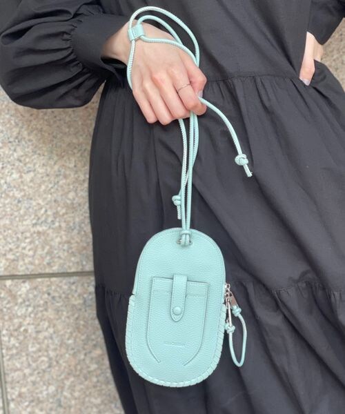 BABYLONE（バビロン）の「マルチモバイルケース（バッグ・レディース・グレー15/ブラック19/イエロー60/ライトグリーン72/パープル90・FREE）」の4枚目の写真