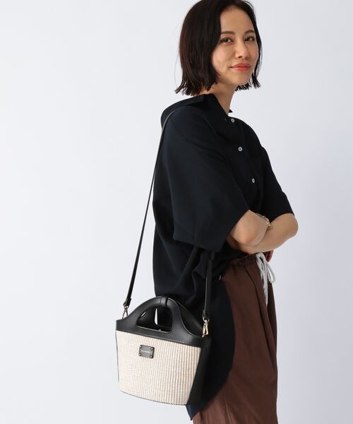 BARNYARDSTORM（バンヤードストーム）の「サマーコンビ2WAYバッグ（バッグ・レディース・グレー×ホワイト15/ナチュラル×ブラック51・FREE）」の7枚目の写真