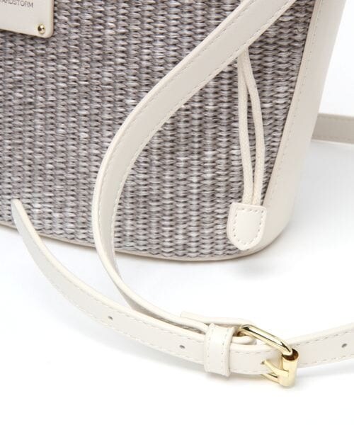 BARNYARDSTORM（バンヤードストーム）の「サマーコンビ2WAYバッグ（バッグ・レディース・グレー×ホワイト15/ナチュラル×ブラック51・FREE）」の15枚目の写真