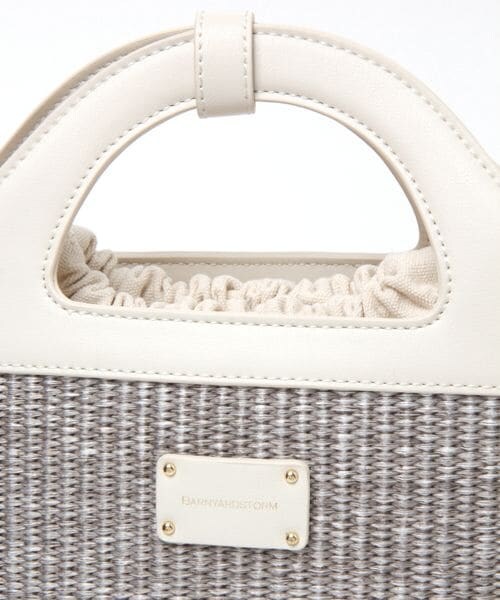 BARNYARDSTORM（バンヤードストーム）の「サマーコンビ2WAYバッグ（バッグ・レディース・グレー×ホワイト15/ナチュラル×ブラック51・FREE）」の12枚目の写真