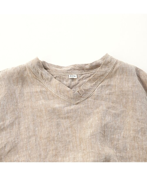 45R（フォーティファイブアール）の「リネンの908VネックTシャツ