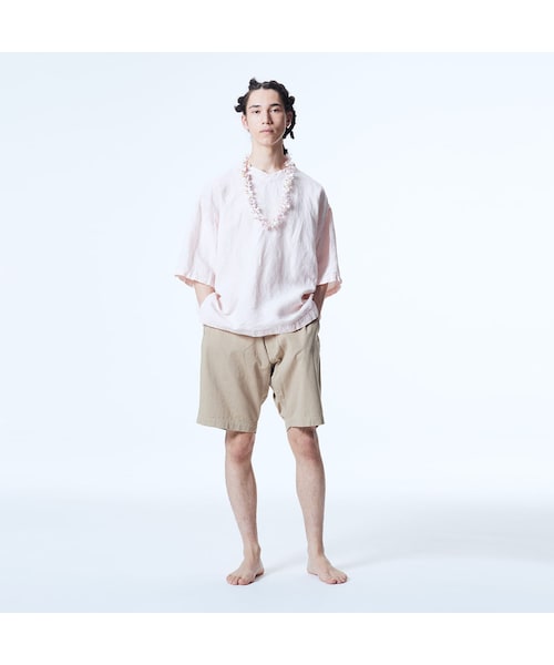 45R（フォーティファイブアール）の「リネンの908VネックTシャツ