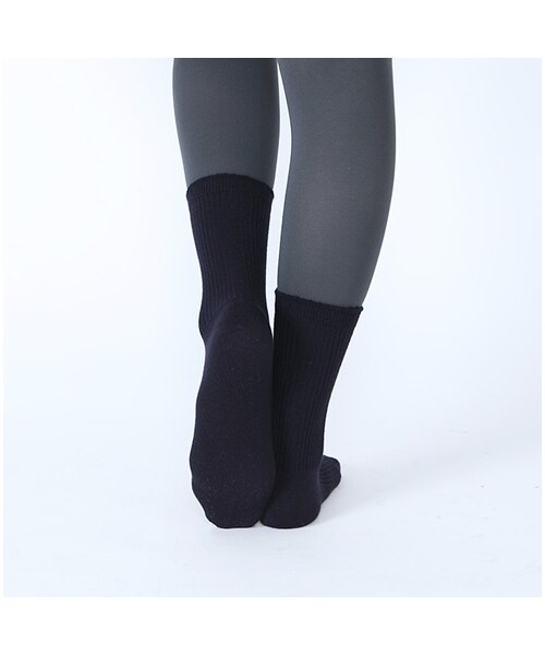 靴下屋（クツシタヤ）の「ウール2ｘ2リブソックス（ソックス・靴下・レディース・オフホワイト/キナリ/グレー/クロ/チャコールモク/ローズピンク/アカ/エンジ/カラシ/ダークグリーン/ブルー/コン・22.0～24.0cm）」の16枚目の写真