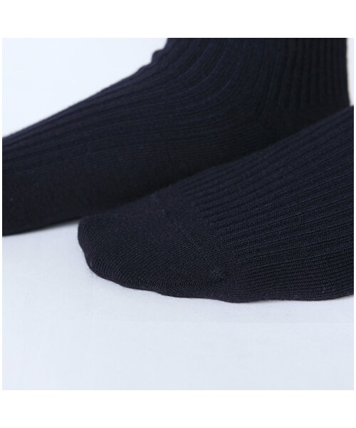 靴下屋（クツシタヤ）の「ウール2ｘ2リブソックス（ソックス・靴下・レディース・オフホワイト/キナリ/グレー/クロ/チャコールモク/ローズピンク/アカ/エンジ/カラシ/ダークグリーン/ブルー/コン・22.0～24.0cm）」の19枚目の写真