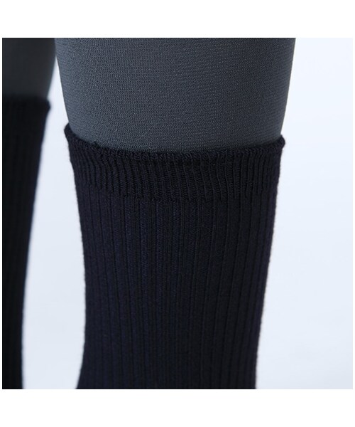 靴下屋（クツシタヤ）の「ウール2ｘ2リブソックス（ソックス・靴下・レディース・オフホワイト/キナリ/グレー/クロ/チャコールモク/ローズピンク/アカ/エンジ/カラシ/ダークグリーン/ブルー/コン・22.0～24.0cm）」の17枚目の写真
