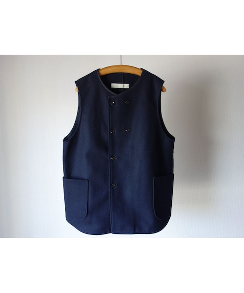 nisica（ニシカ）の「nisica ニシカ DOUBLE BUTTON VEST ダブルボタン