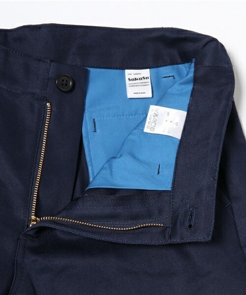 SAKASA（サカサ）の「SAKASA/サカサ/TWILL PANTS（スラックス・メンズ・ベージュ/ネイビー・MEDIUM/LARGE）」の11枚目の写真