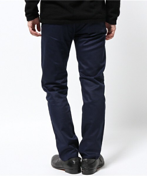 SAKASA（サカサ）の「SAKASA/サカサ/TWILL PANTS（スラックス・メンズ・ベージュ/ネイビー・MEDIUM/LARGE）」の4枚目の写真