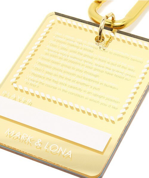 MARK & LONA（マークアンドロナ）の「Name Plate（ゴルフグッズ・シルバー/ゴールド・ONE SIZE）」の5枚目の写真