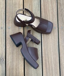 one after another NICE CLAUP | バイキーヒールストラップサンダル(その他シューズ)