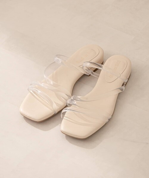 OLIVE des OLIVE（オリーブデオリーブ）の「PVCチューブサンダル（その他シューズ・レディース・オフホワイト/マルチ・S/M/L）」の2枚目の写真