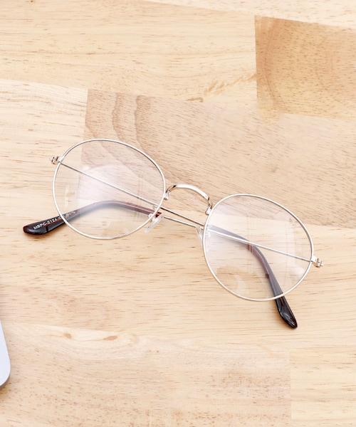 3coins（3coins）の「曇りにくいPCメガネ_ボストンメタル（メガネ