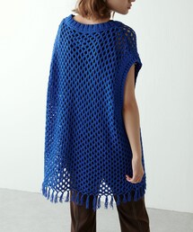 Lui's | メッシュフリンジニットベスト(ニット/セーター)