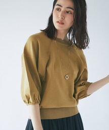 un dix cors（アンディコール）の「《予約》【完成されたシルエット】麻タッチボリューム袖ニット（ニット/セーター）」